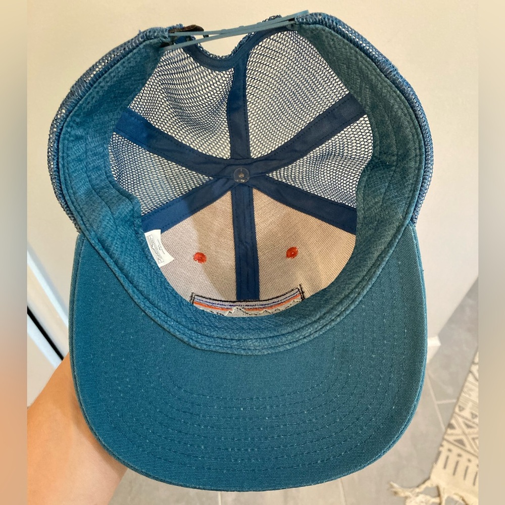 PATAGONIA KIDS LOGO TRUCKER HAT SUMAC RED - Picture 3 of 4